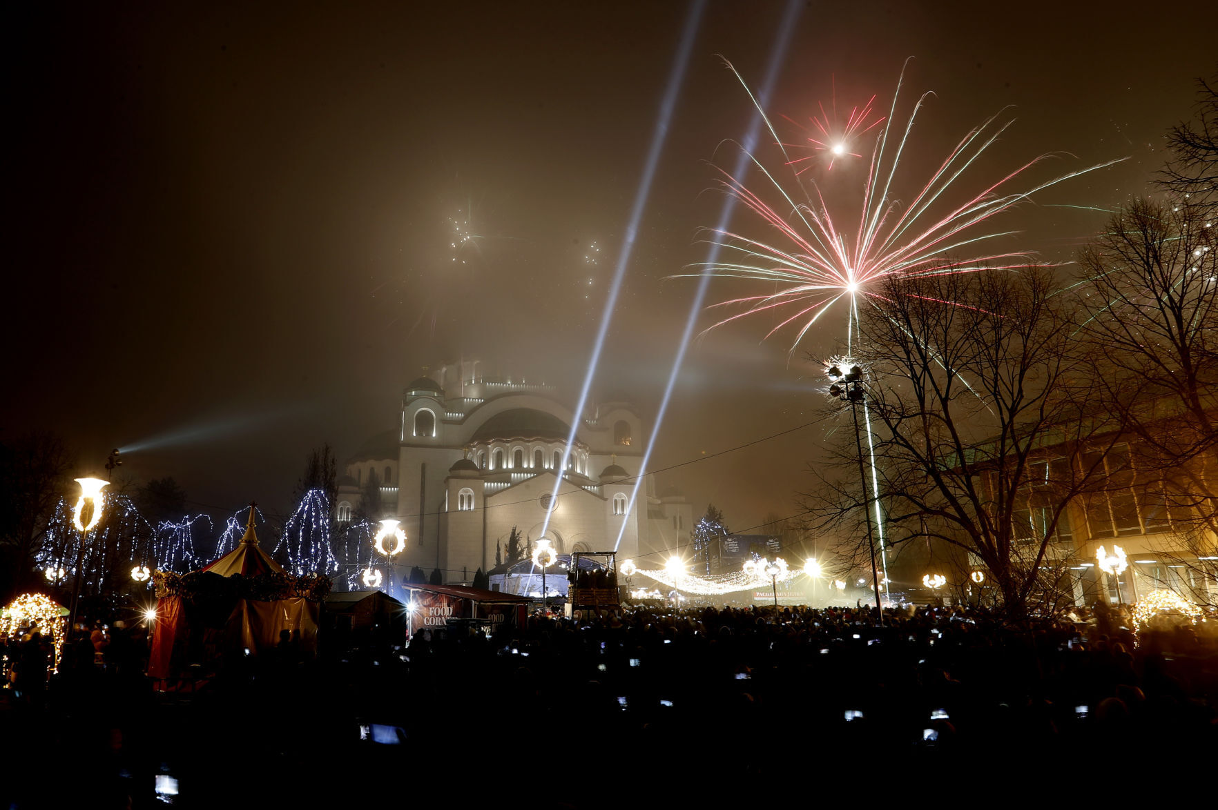 APTOPIX Serbia Orthodox New Year